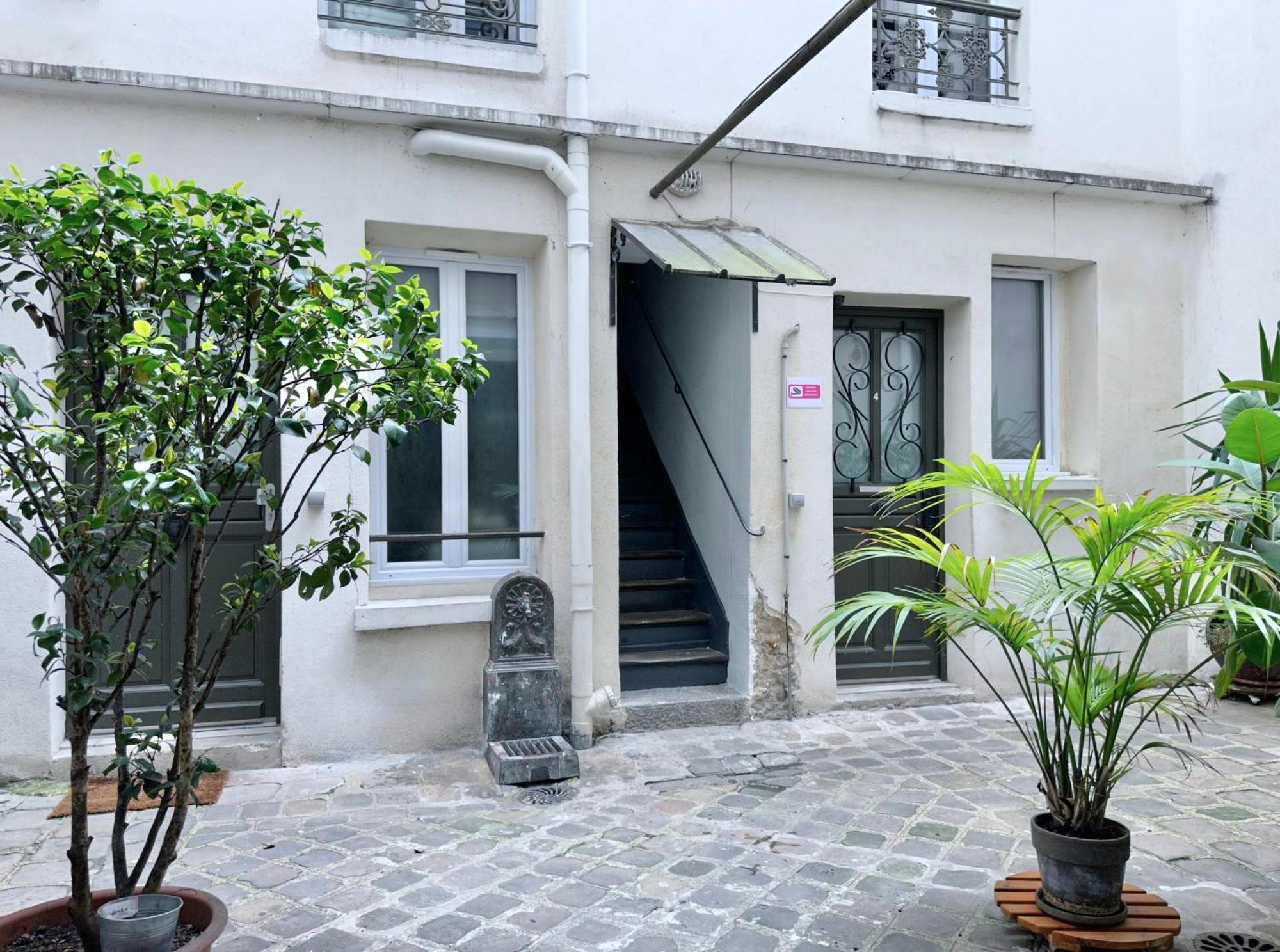 Peaceful Studio In Paris Exteriör bild