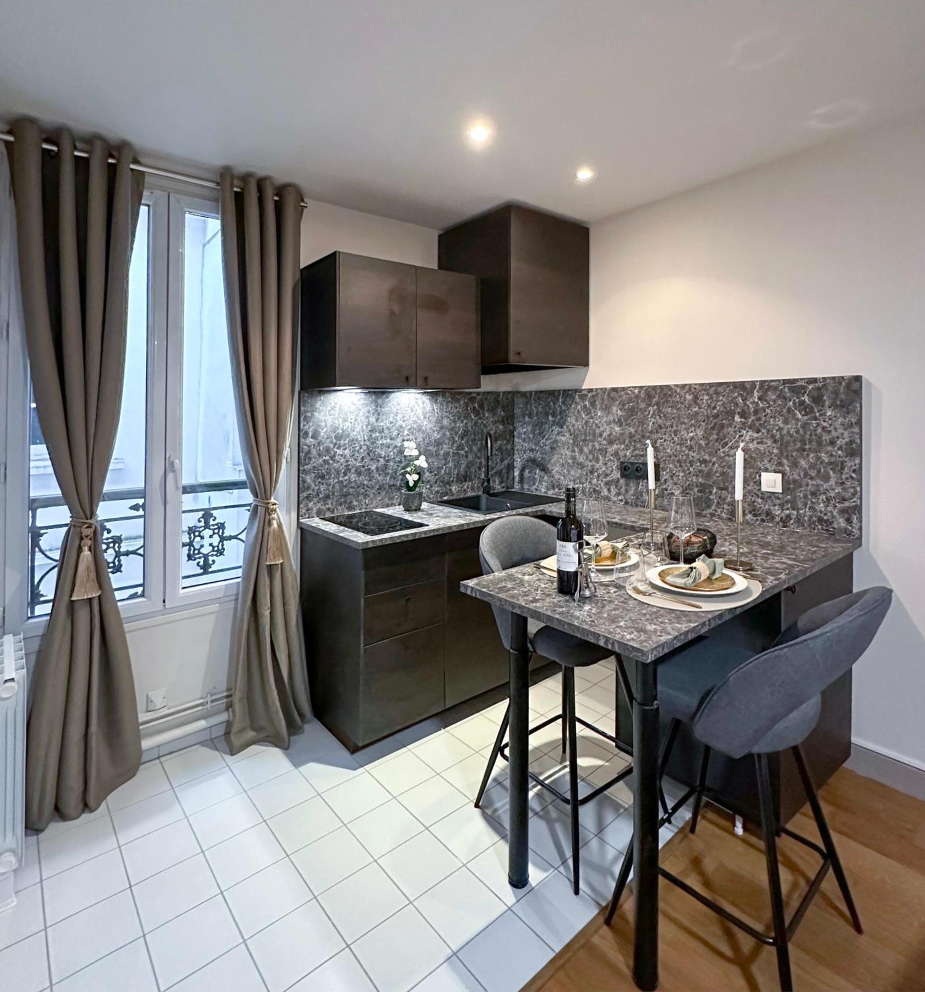 Peaceful Studio In Paris Exteriör bild