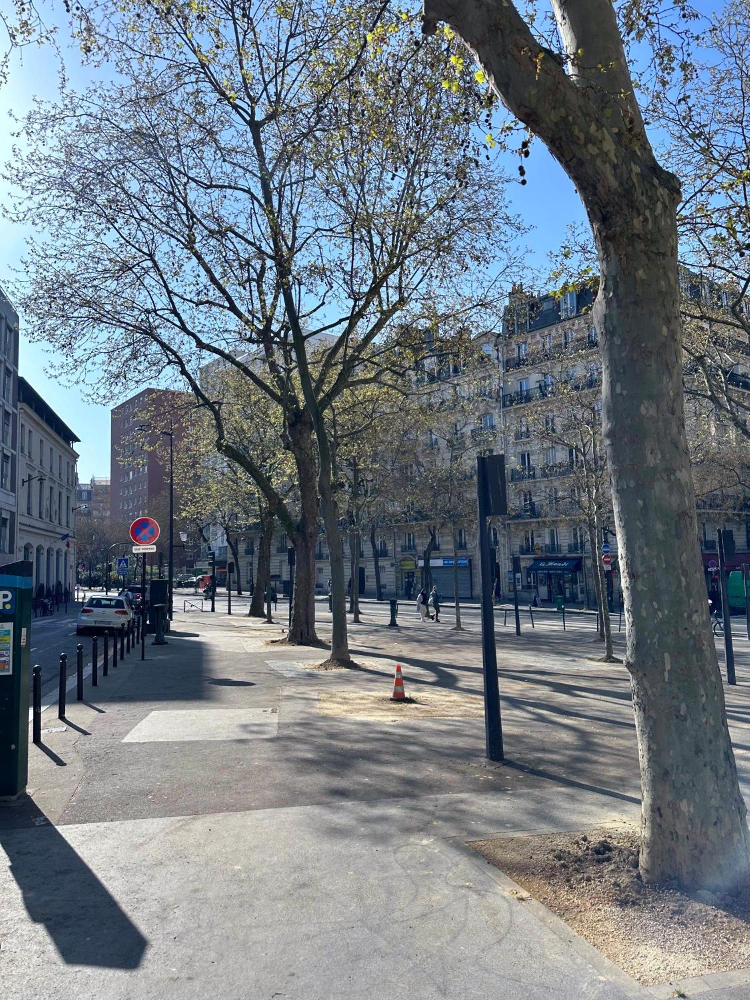 Peaceful Studio In Paris Exteriör bild